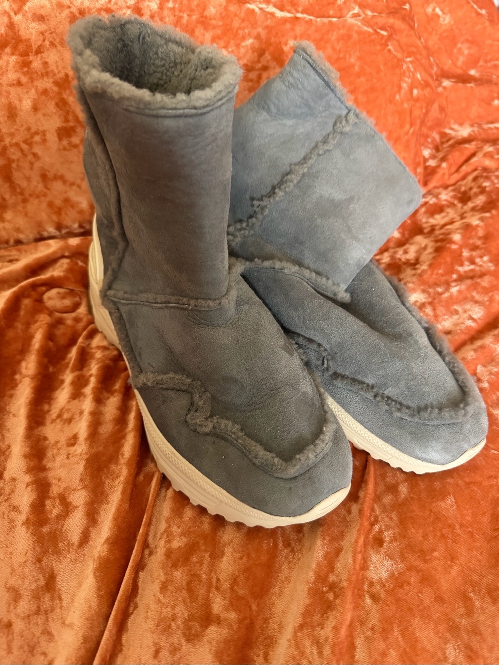 Coach Portia Cold Weather Bootie in Gray - Size 9